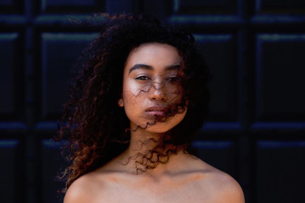 Free Stock Photo of A woman with curly hair | Download Free Images and ...