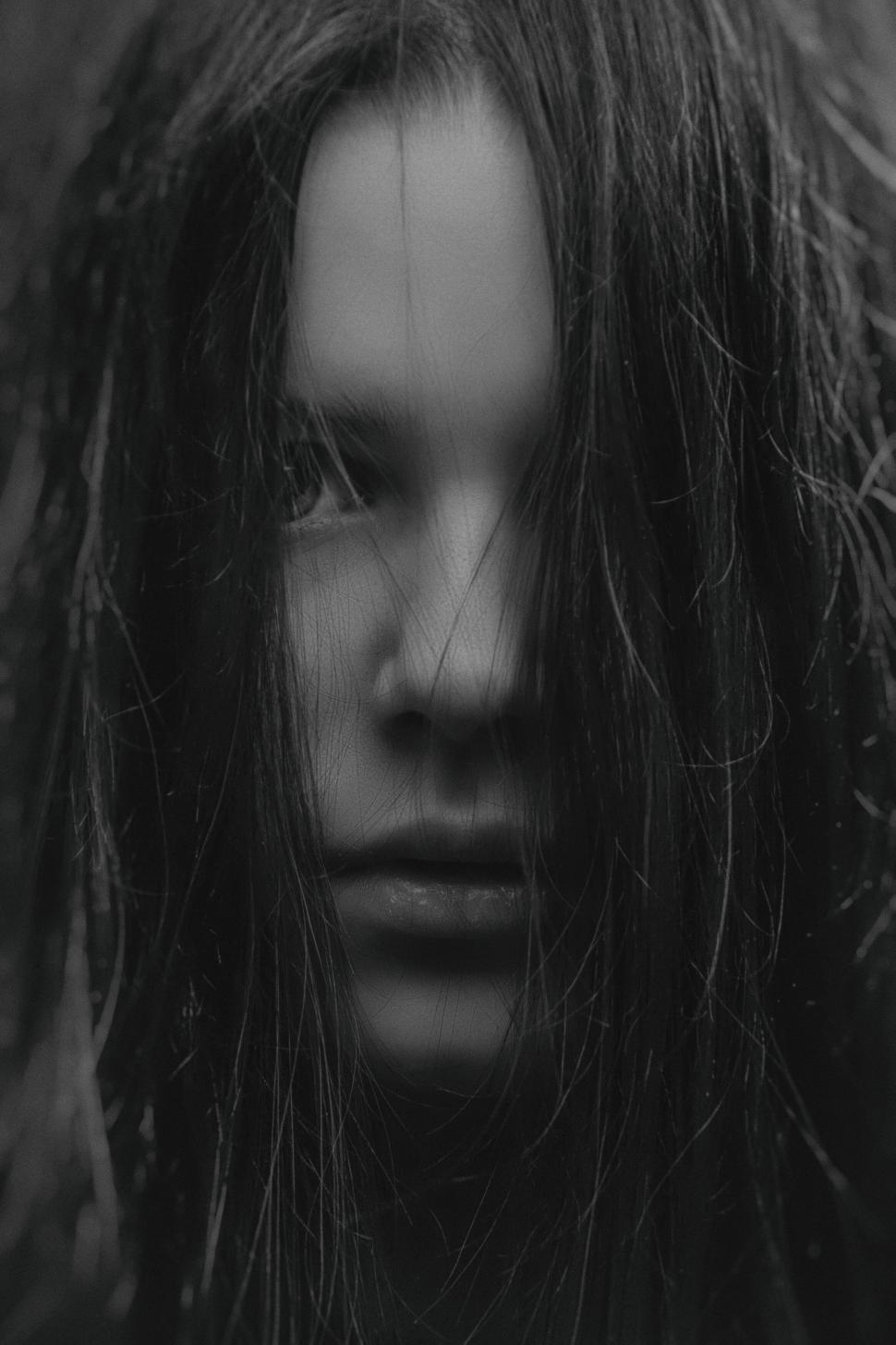 Free Image of A person with long hair 