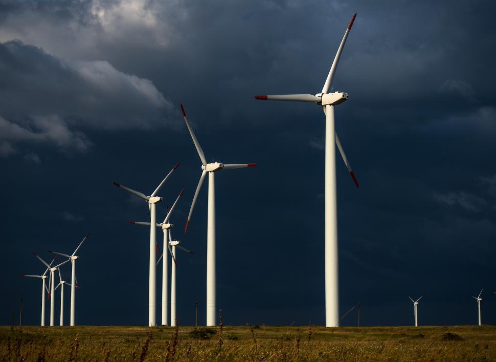 Free Stock Photo of A group of windmills in a field | Download Free ...