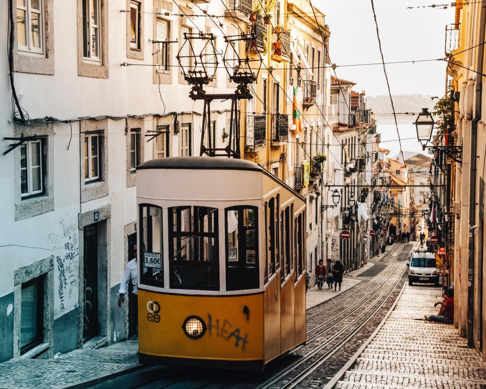 Free Image of A trolley on a street 