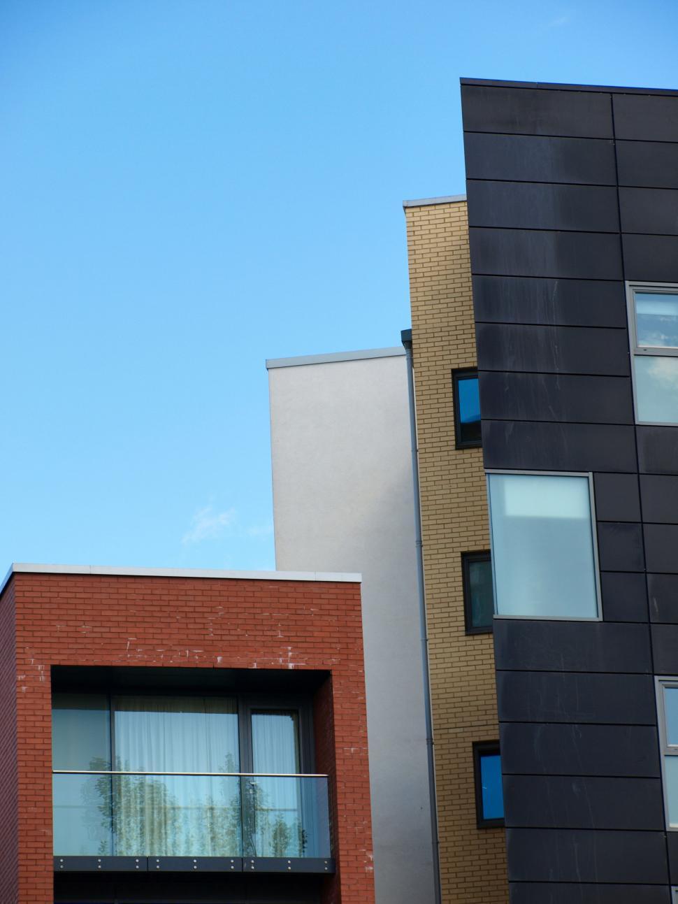 Free Image of Colorful urban architecture detail shot 