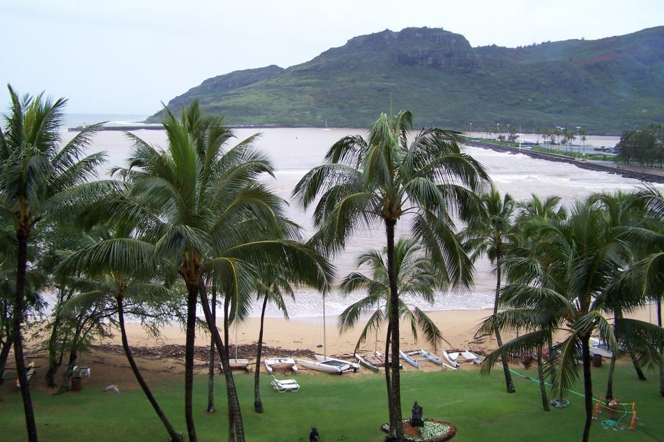 Free Image of Hawaii Beach After a Storm 