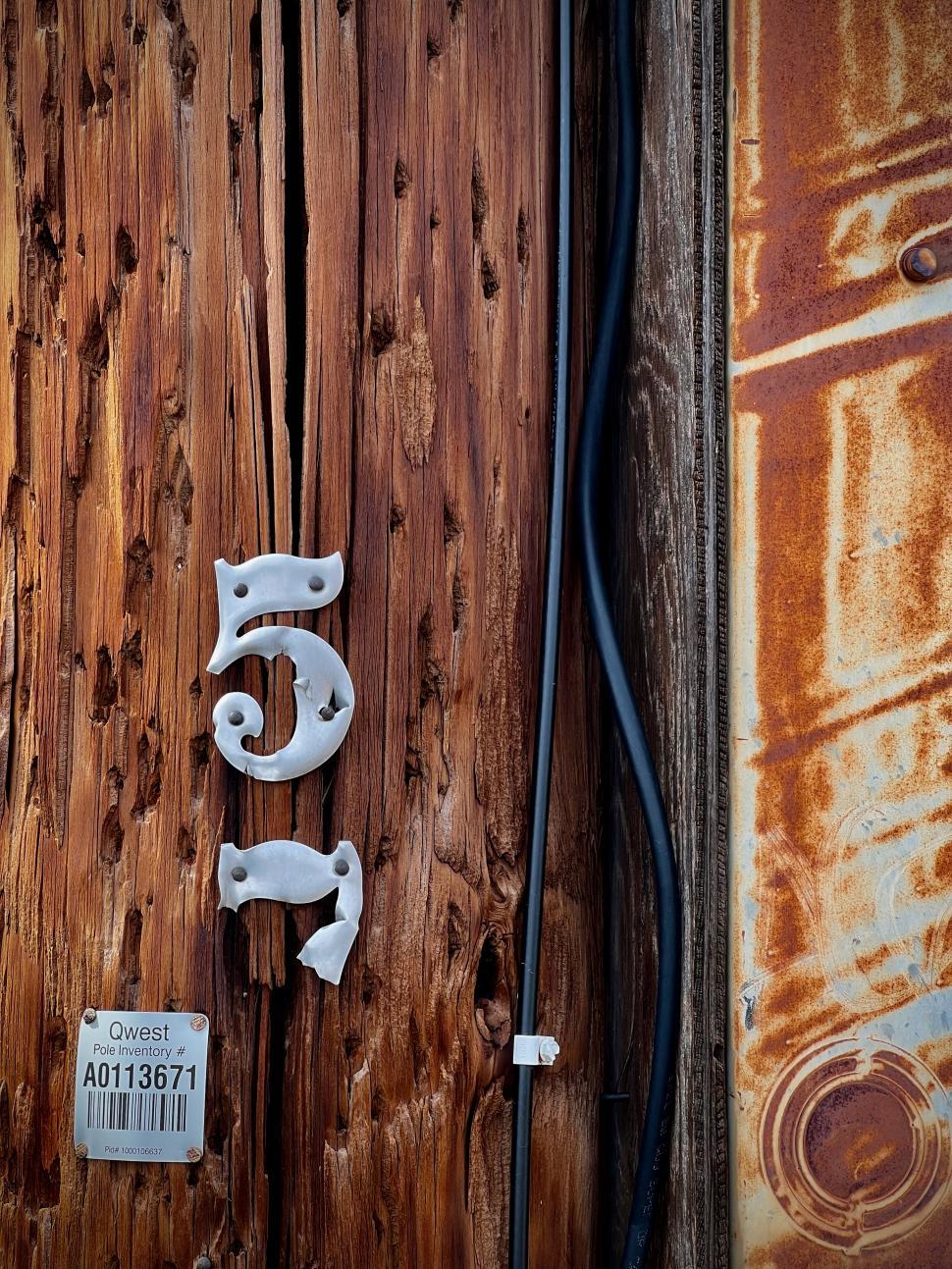 Free Image of Weathered wood and rustic metal textures 
