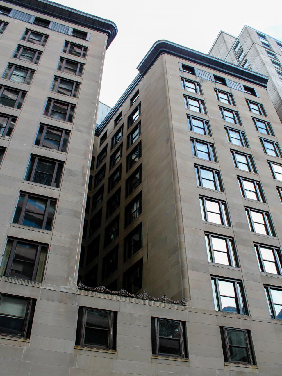 Free Image of Corner view of a neoclassical building 