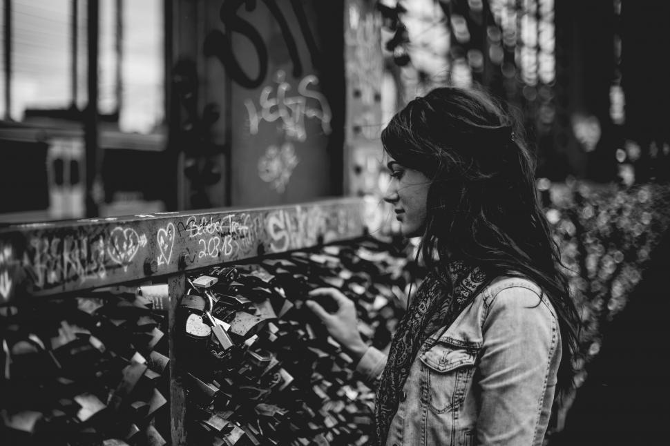 Free Image of Locks on a fence symbolizing love and commitment 