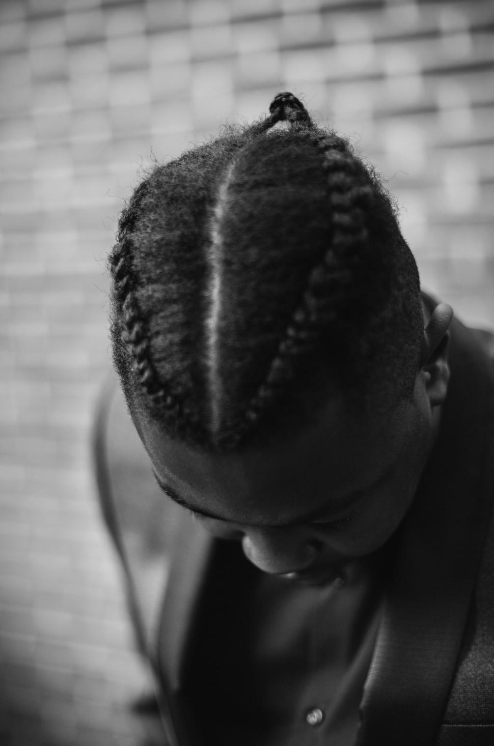 Free Image of Portrait of a person with unique hairstyle 
