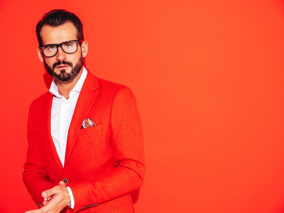 Free Stock Photo of A man in a red suit | Download Free Images and Free Illustrations Free Stock Photo of A man in a red suit | Download Free Images and Free Illustrations