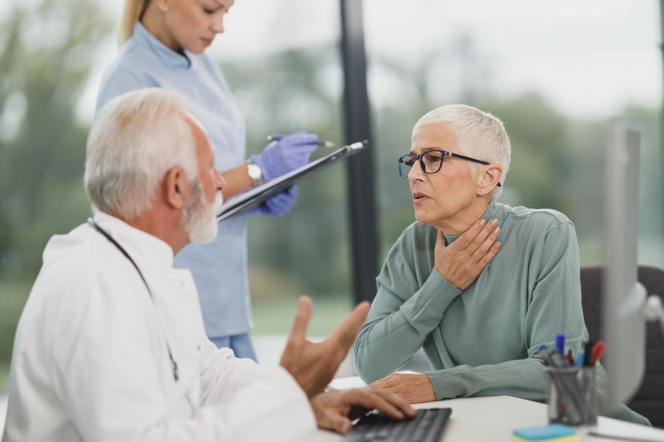 Free Stock Photo of Patient discussing health issues with doctor