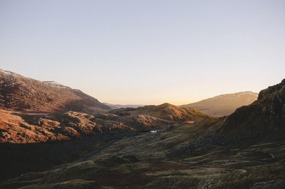 Free Image of Scenic view of mountainous landscape 