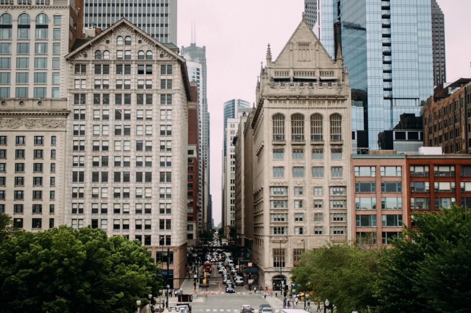 Free Image of Historic city skyline with classic architecture 