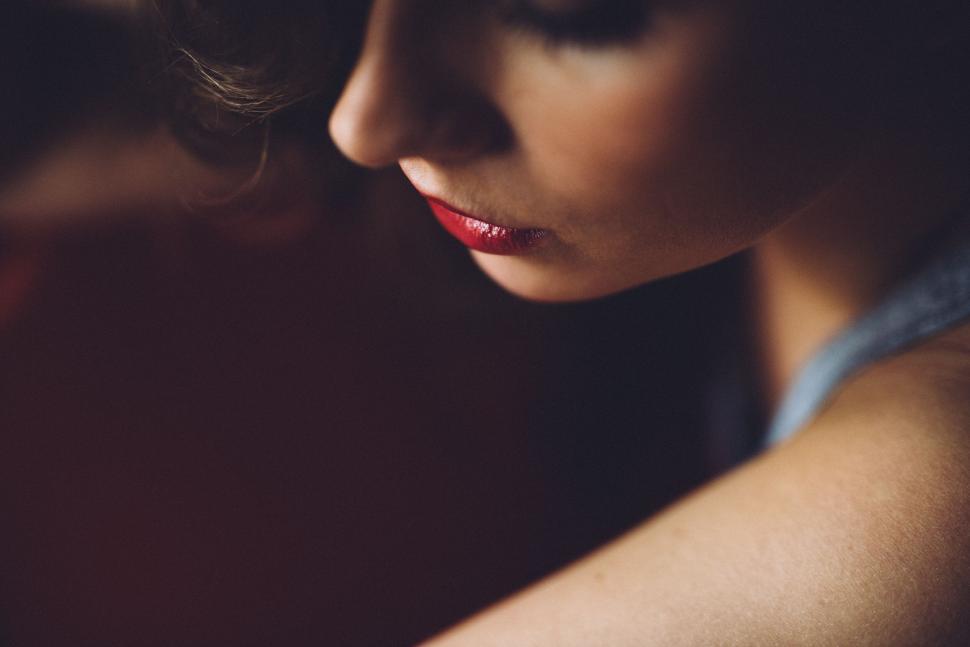 Free Image of Portrait with focus on person s shoulder 