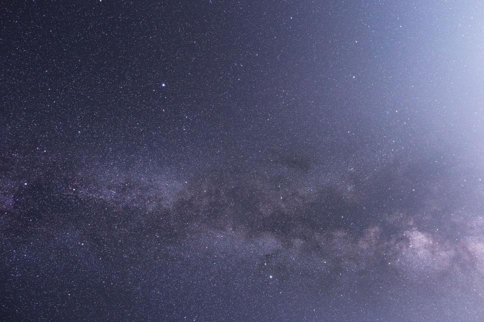 Free Image of Starry Night Sky with the Milky Way 