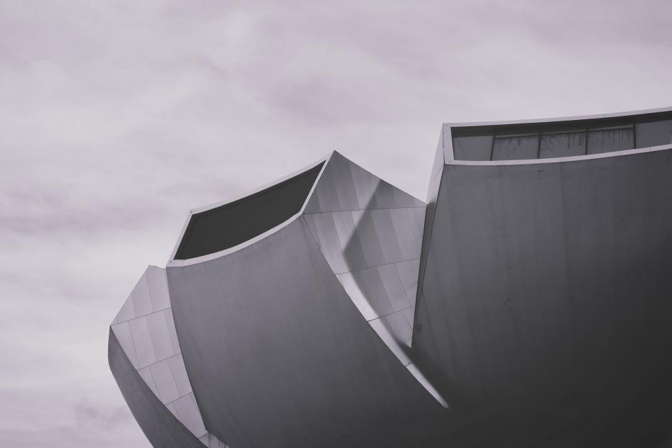 Free Image of Modern architectural structure against sky 