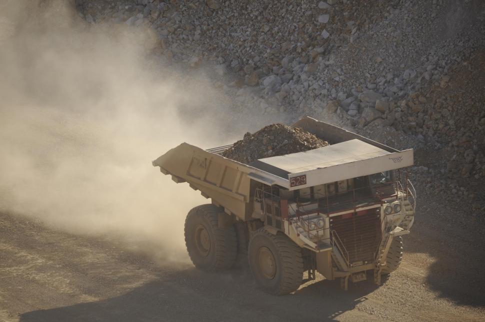 Free Stock Photo Of Mining Dump Truck Hauling Some Rocks 