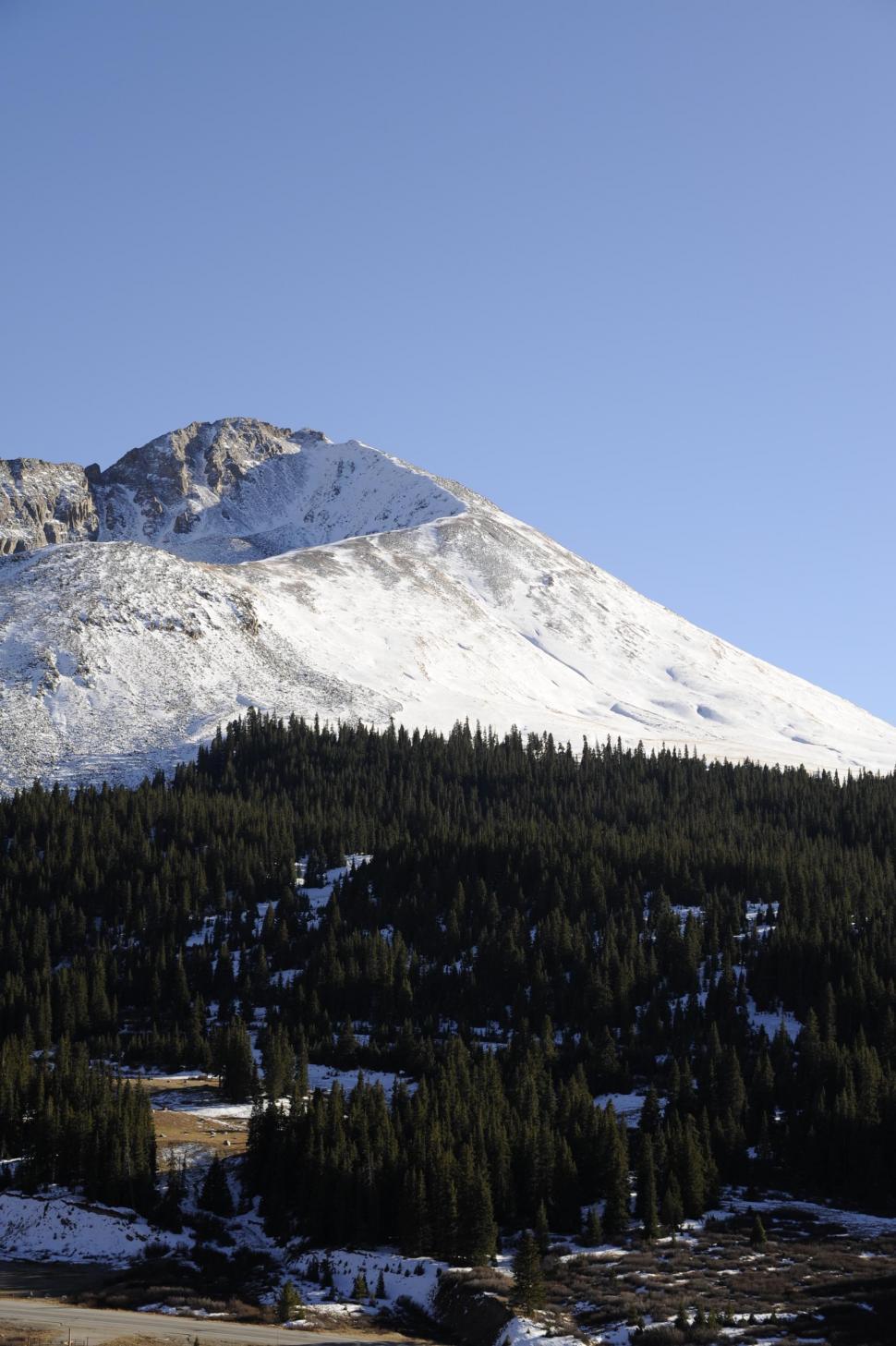 Free Image of Landscape view of snow mountains 