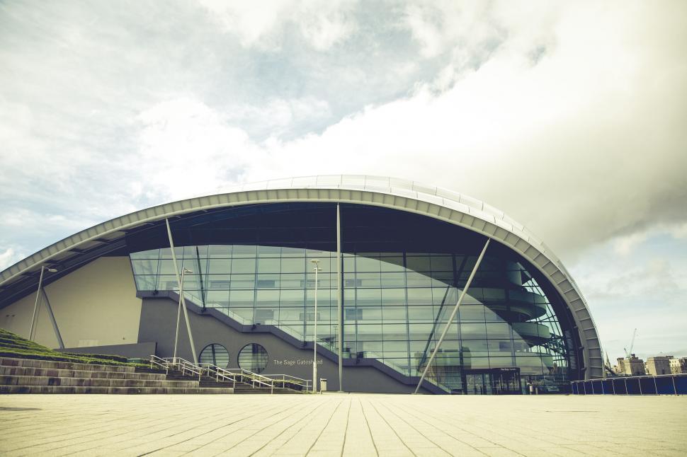 Free Image of Modern architecture of The Sage Gateshead 
