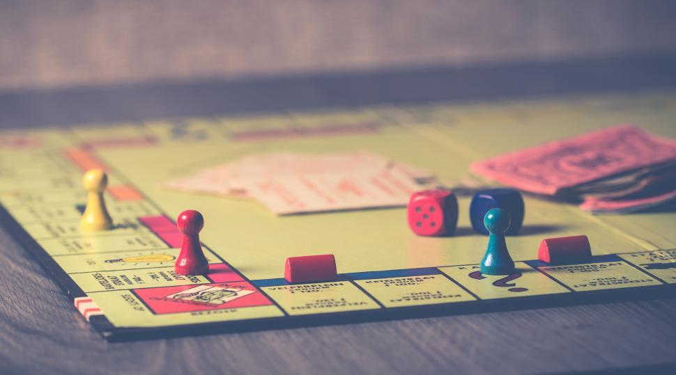 Free Image of Retro board game night visual 