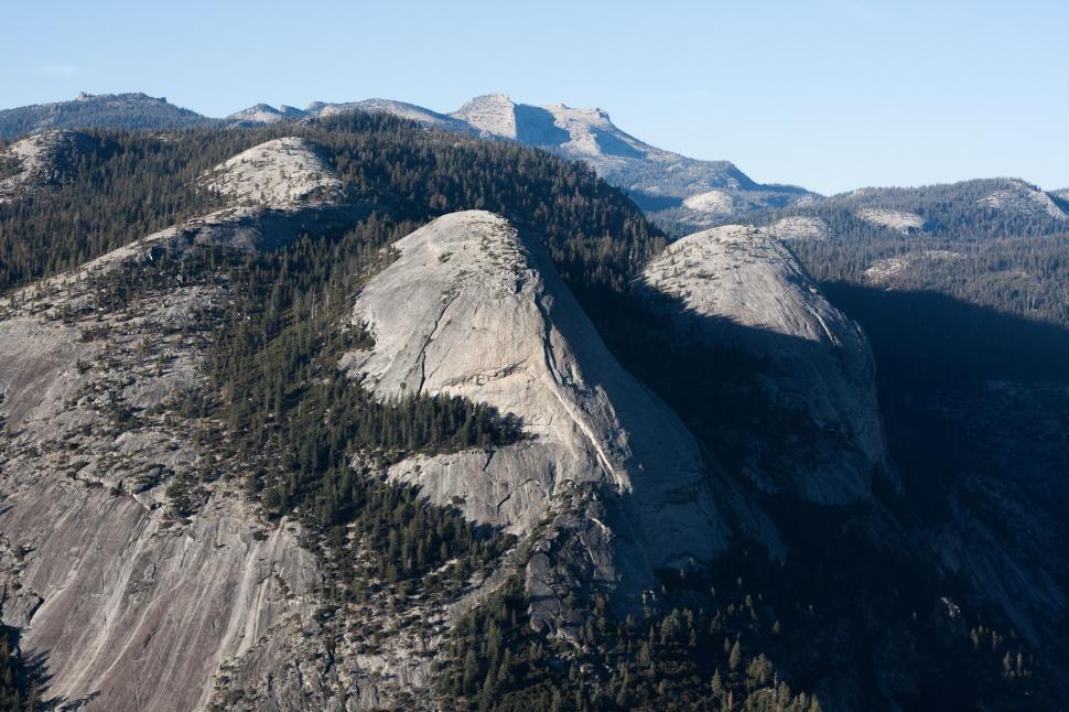 Free Image of Majestic mountain landscape captured from air 