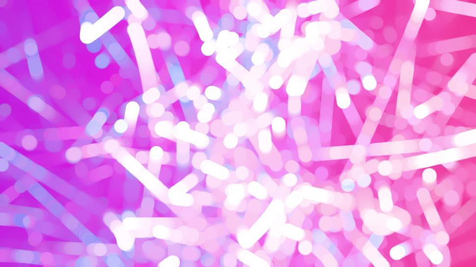 Free Image of Vivid pink abstract with white bokeh 
