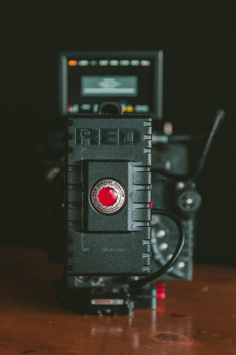 Free Image of Vintage camera on dark background 