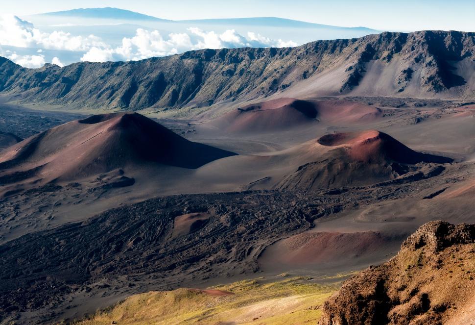 Free Image of Majestic volcanic landscape with vibrant colors 