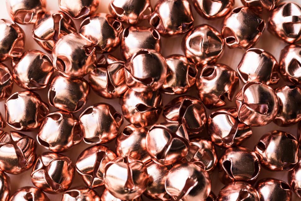 Free Image of Close-up of Copper Bells in Soft Light 