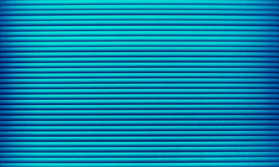 Free Image of Close-up of blue corrugated surface creating textured background 