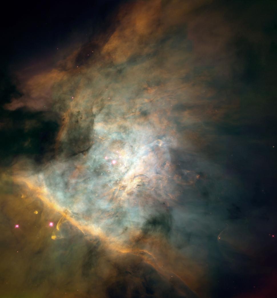 Free Image of Colorful nebula in deep space showcases the beauty of the universe. 