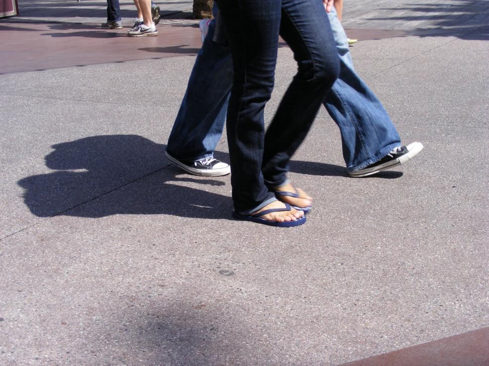Free Image of People Walking 