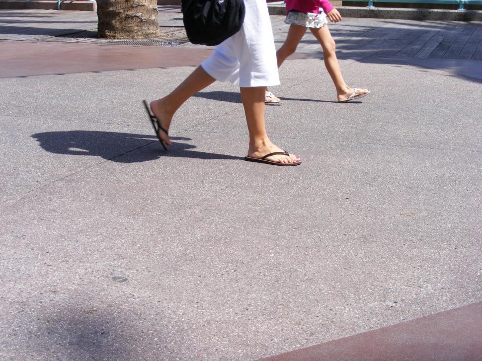 Free Image of People Walking 
