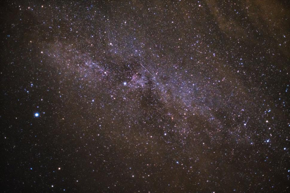 Free Image of Clear Starry Night Capturing the Beautiful Milky Way 