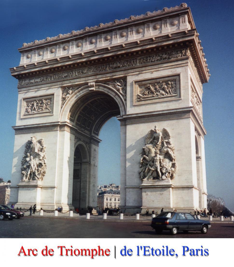 Free Image of Arc de Triomphe 