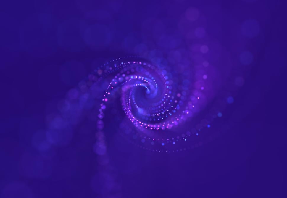 Free Image of Spiral dots  