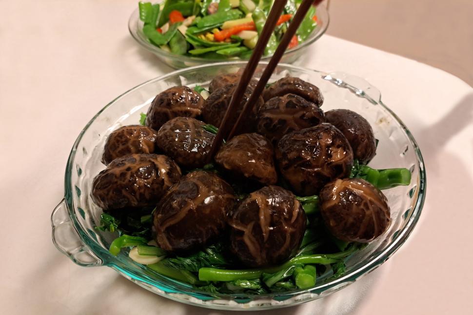 Free Image of Braised Shiitake Mushrooms 