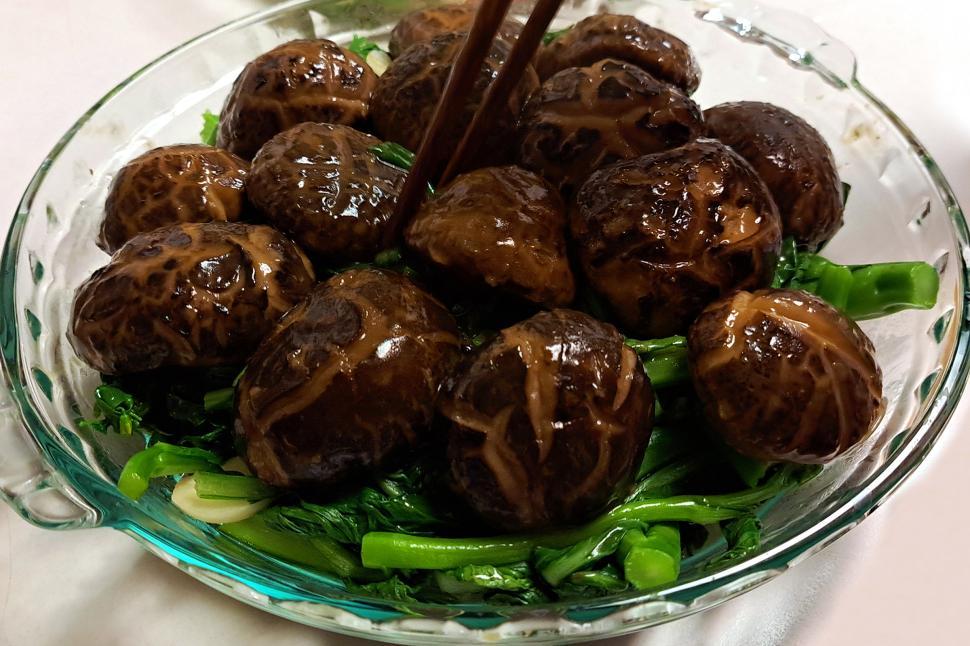 Free Image of Braised Shiitake Mushrooms  