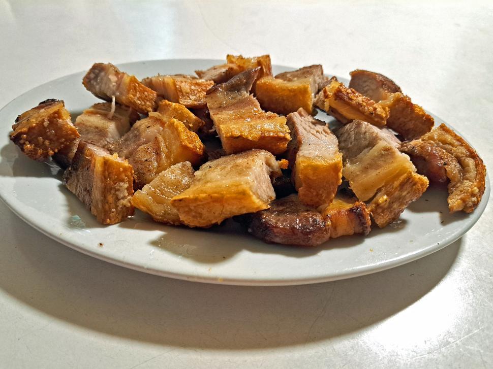 Free Image of Roasted Pork Belly Chinese Style 