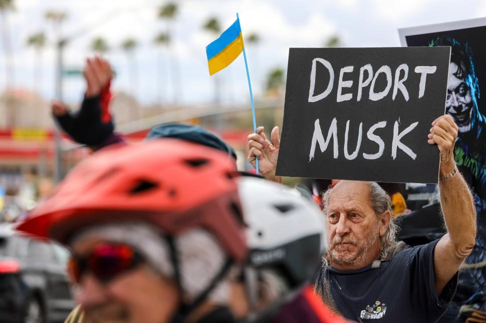 Free Stock Photo of Protest against Elon Musk during political rally in ...