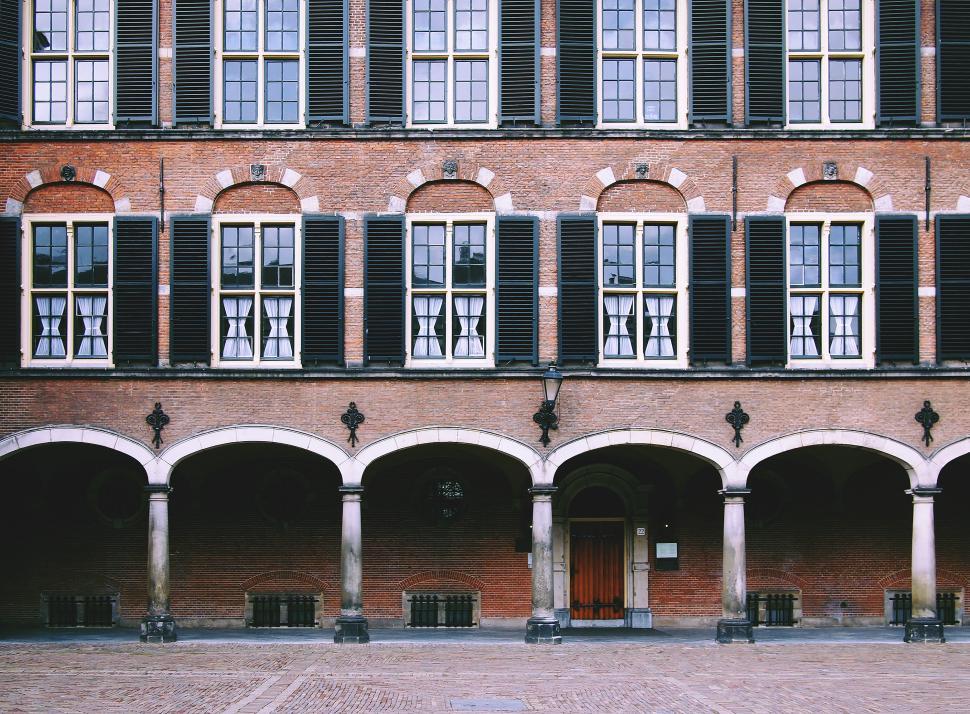 Free Image of Exploring historic town architecture 