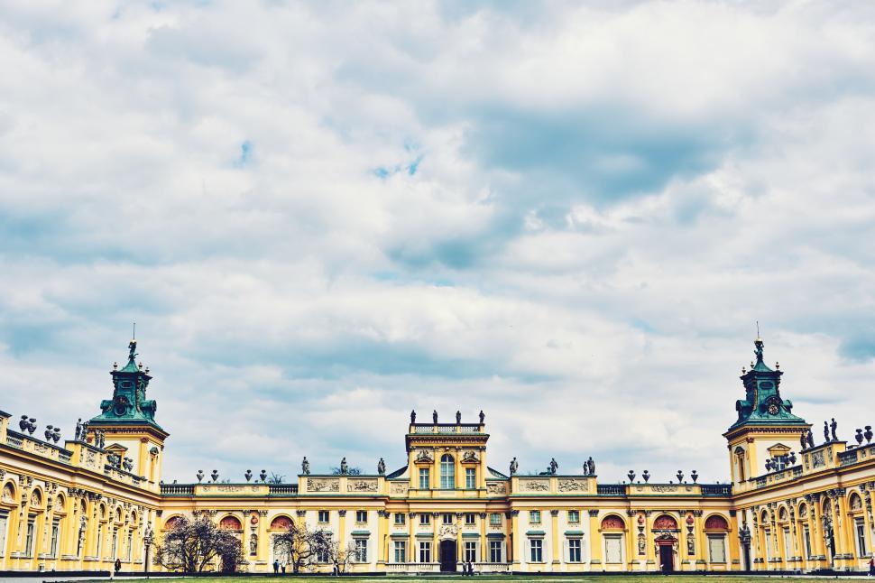 Free Image of Historic Wilanów Palace in Warsaw, Poland 