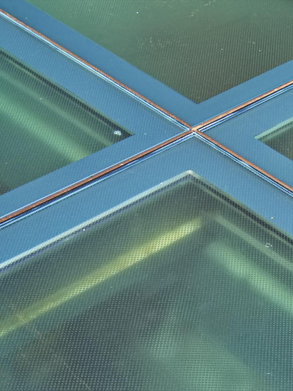 Free Image of Close-up view of modern architectural glass panels 