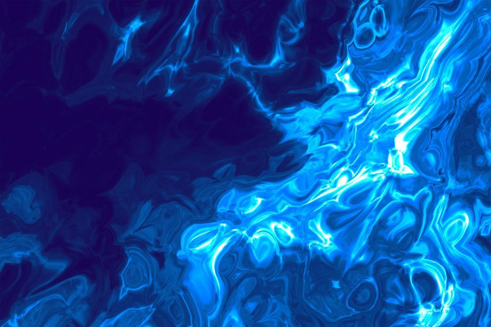 Free Image of Dark blue marbled abstract background  