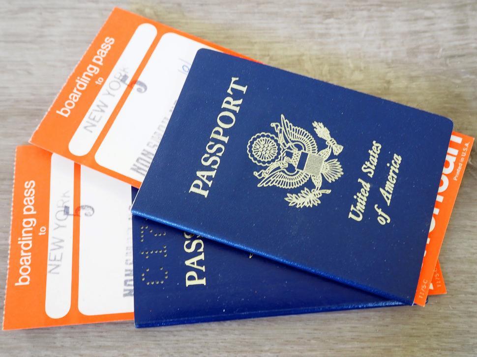 Free Image of USA Passports 