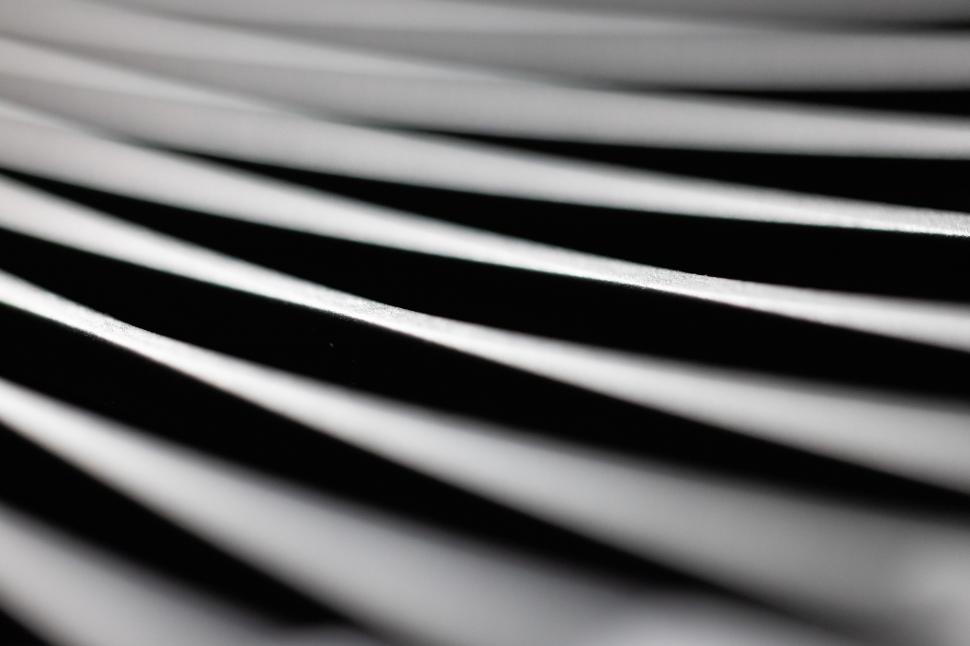 Free Image of Black and white close-up of textured lines in nature s design 