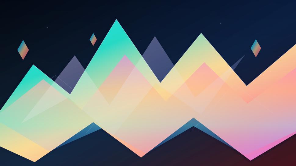 Free Image of Spectrum glass peaks  