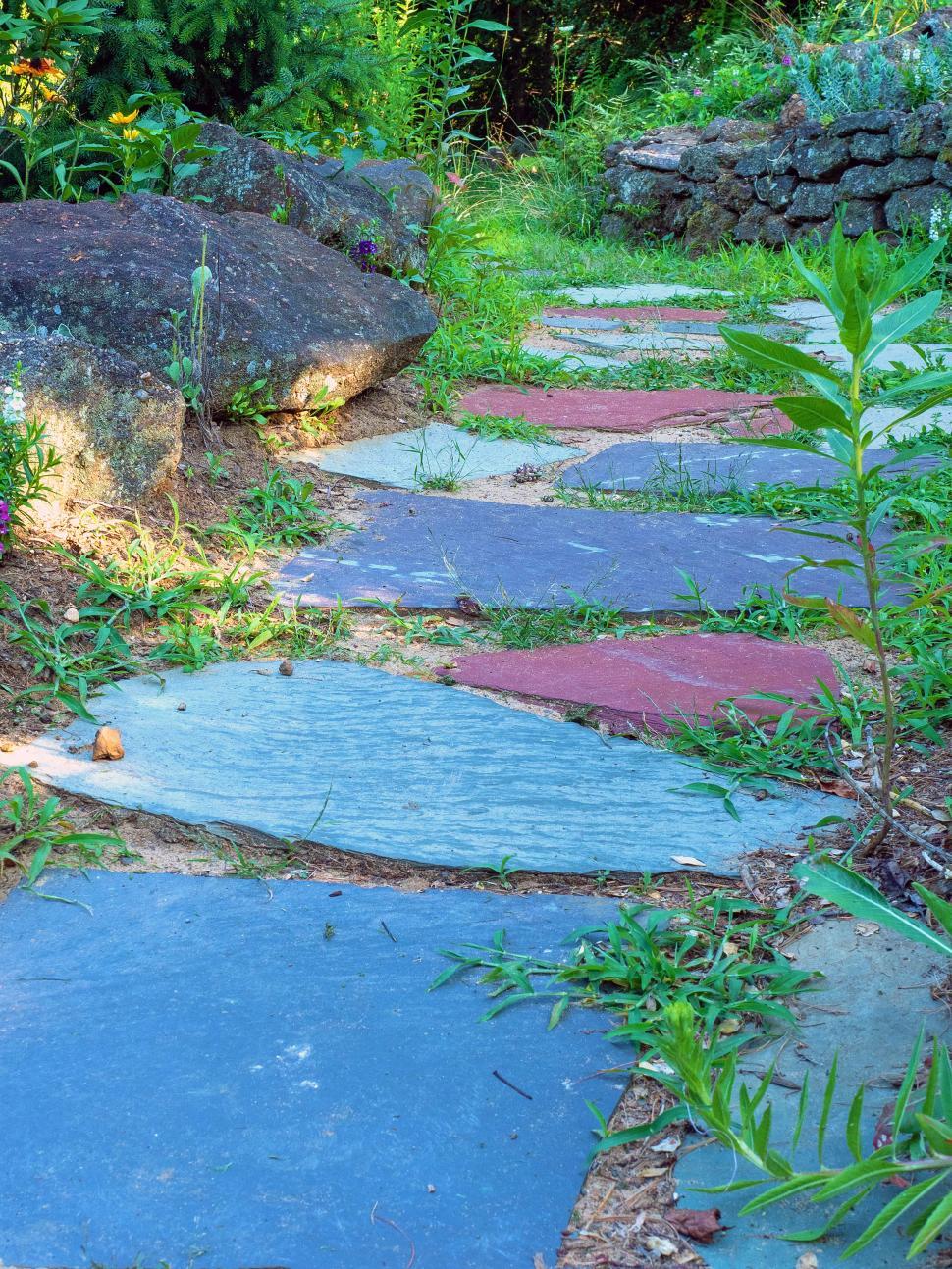 Free Image of Flagstones Garden Pathway 
