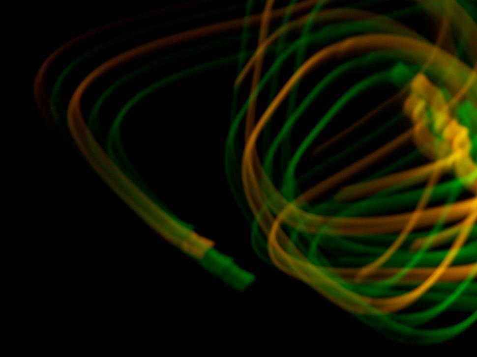Free Image of Close Up of Green and Yellow Object 
