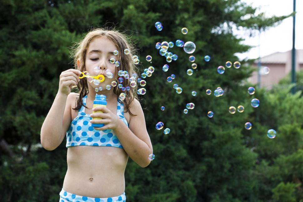 Free Image of Playing with Bubbles 