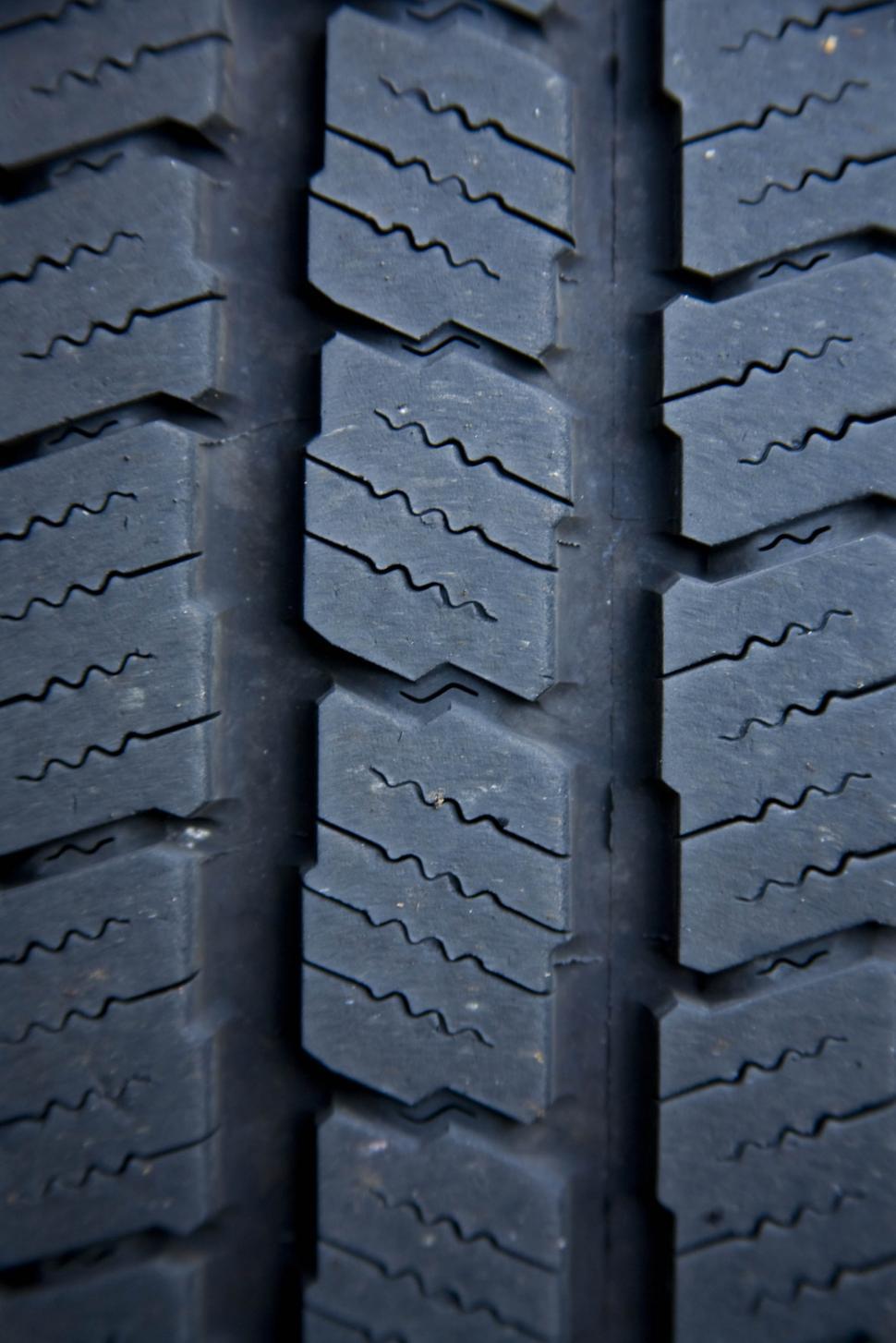 Free Image of Black rubber tire 
