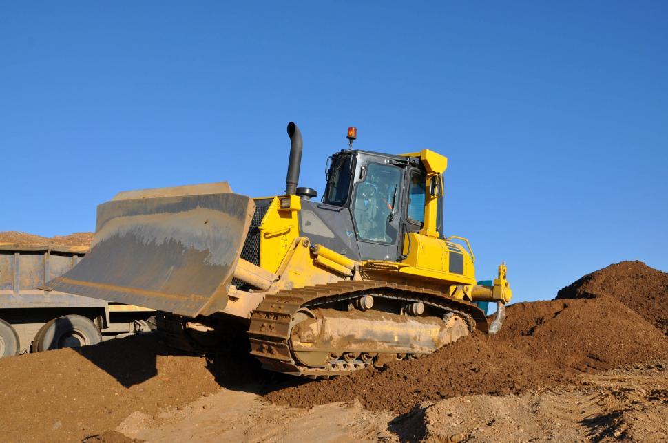 Free Stock Photo of Bulldozer on worksite | Download Free Images and ...