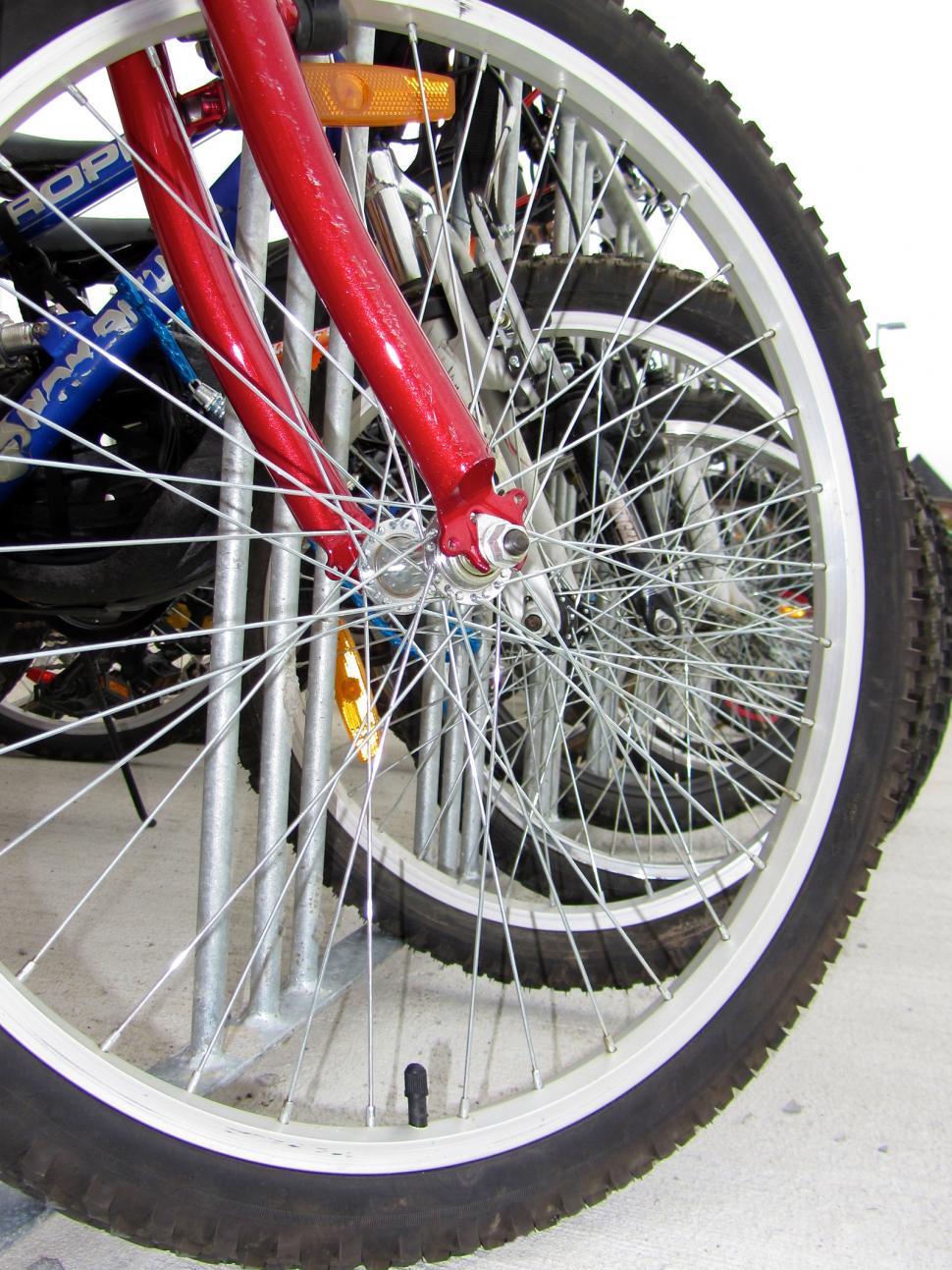 Free Stock Photo of Close Up of a Bike Tire and Spokes Download Free Images and Free Illustrations